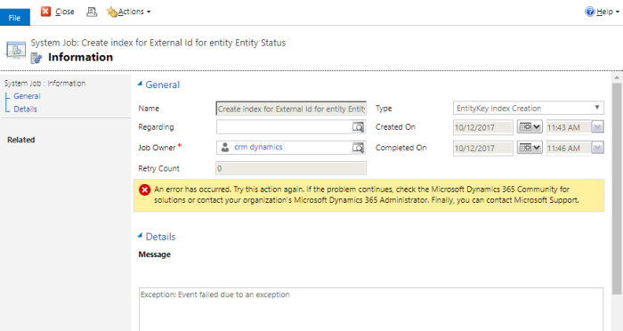 2017-10-12 14_00_17-System Job_ Create index for External Id for entity Entity Status - Microsoft Dy